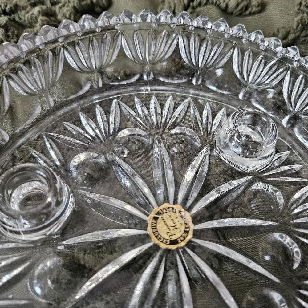 Vintage Princess House crystal ✨ elegant starburst taper candle holder. - Picture 6 of 7